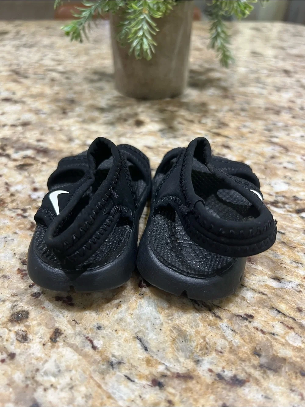 Nike Black Slingback Sandals 3C